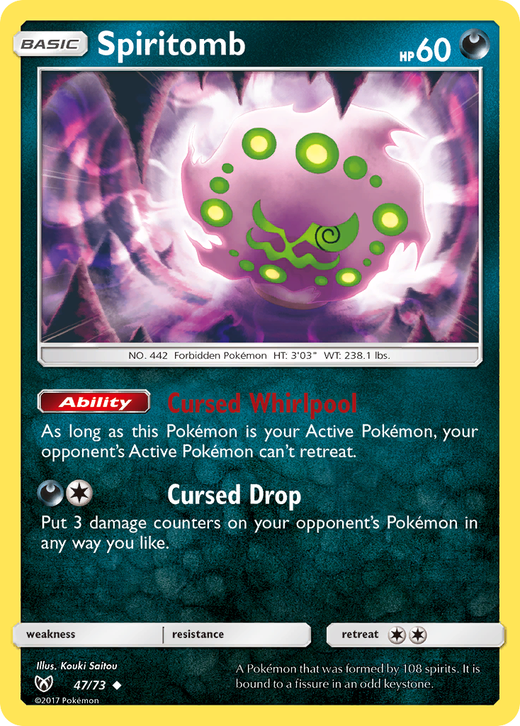 Spiritomb (47/73) [Sun & Moon: Shining Legends] | Card Citadel