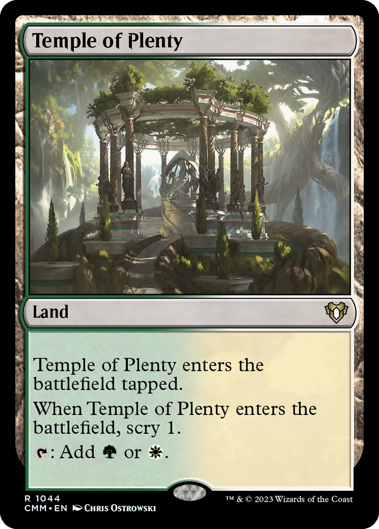 Temple of Plenty [Commander Masters] | Card Citadel