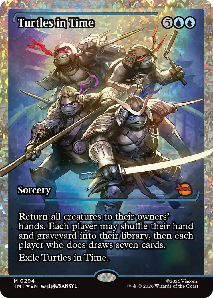 Turtles in Time (Showcase) (Fracture Foil) [Teenage Mutant Ninja Turtles] | Card Citadel