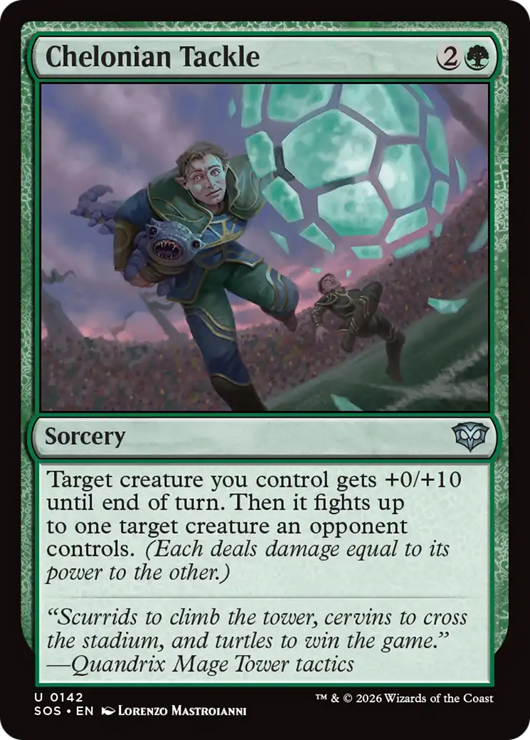 Chelonian Tackle [Secrets of Strixhaven] | Card Citadel