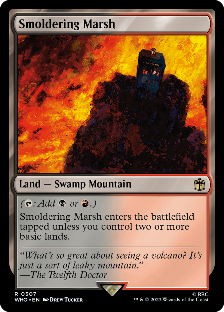 Smoldering Marsh [Doctor Who] | Card Citadel