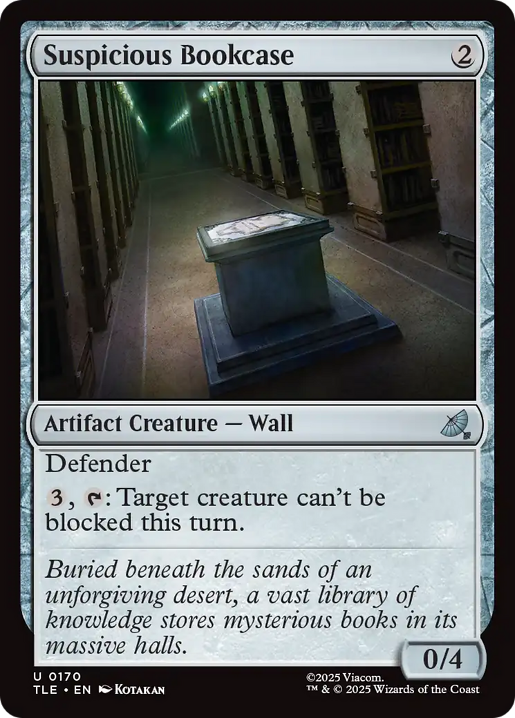 Suspicious Bookcase [Avatar: The Last Airbender: Eternal-Legal] | Card Citadel