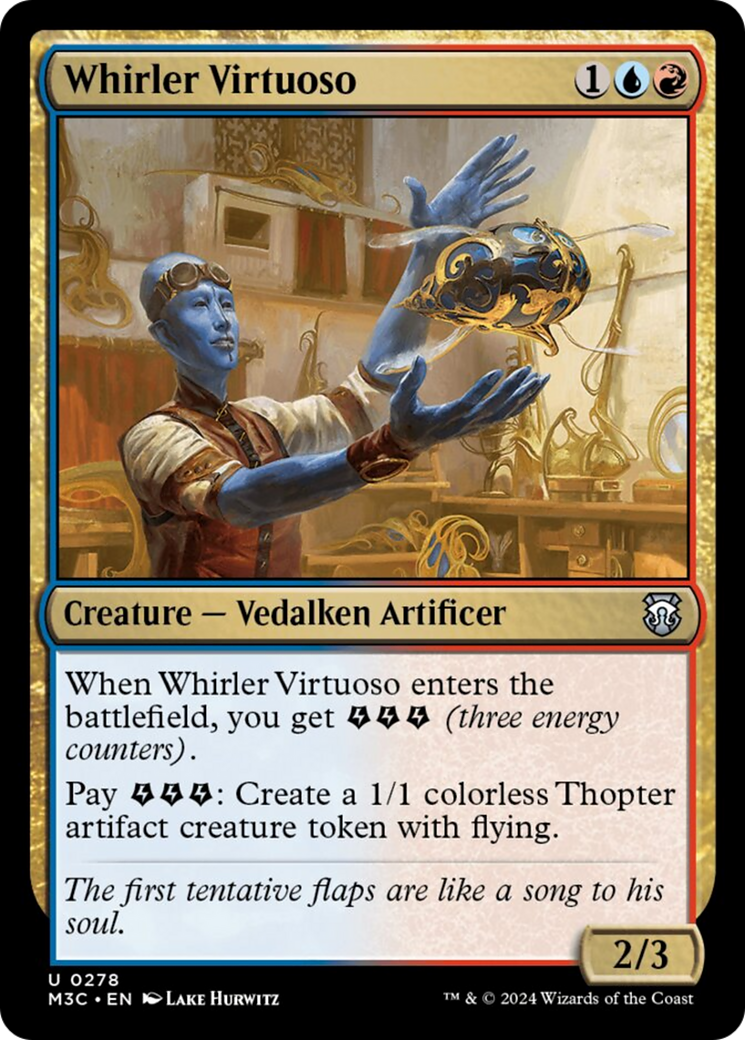 Whirler Virtuoso (Ripple Foil) [Modern Horizons 3 Commander] | Card Citadel