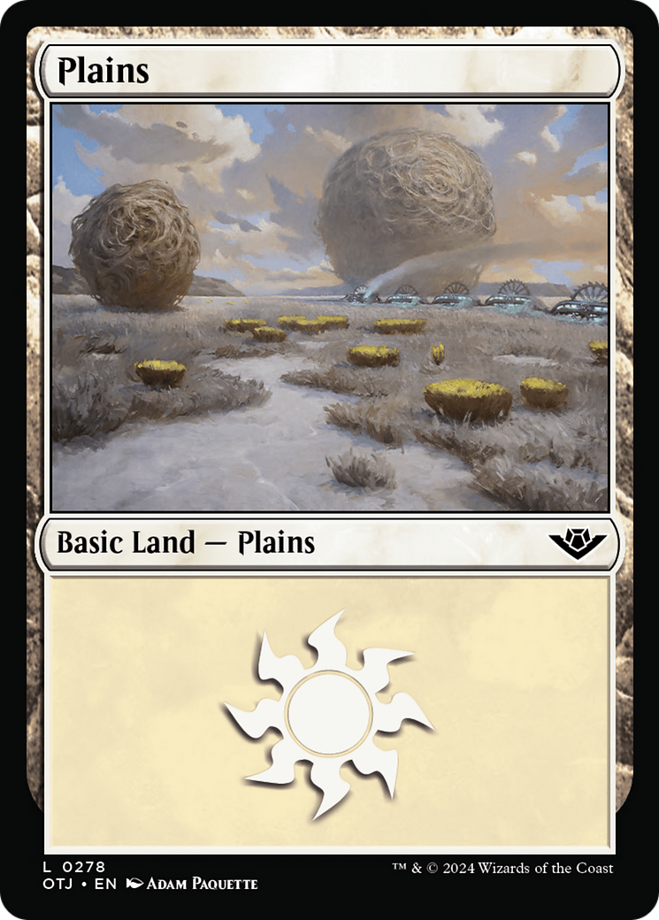 Plains (0278) [Outlaws of Thunder Junction] | Card Citadel