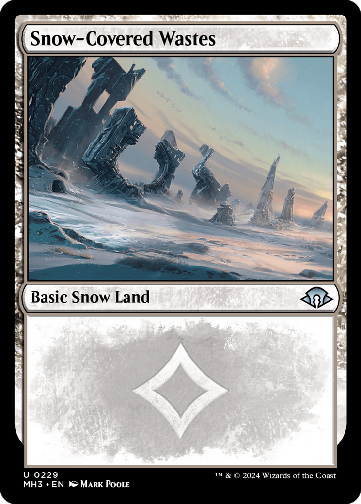 Snow-Covered Wastes (0229) [Modern Horizons 3] | Card Citadel