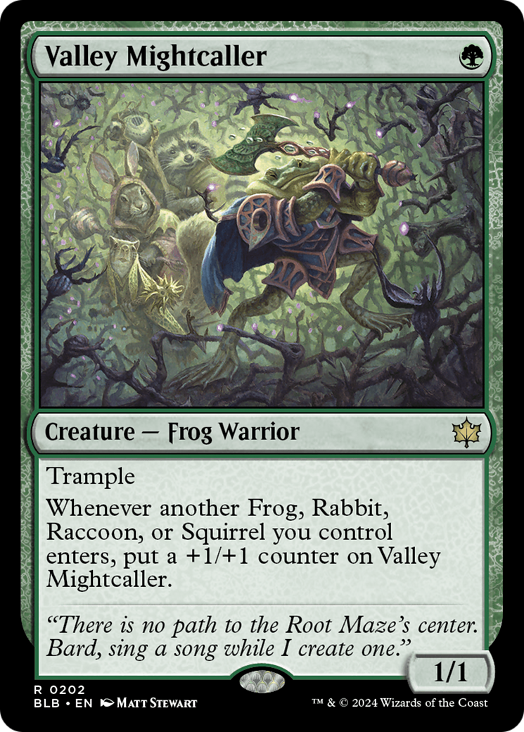 Valley Mightcaller [Bloomburrow] | Card Citadel