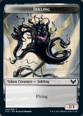 Inkling // Treasure Double-Sided Token [Strixhaven: School of Mages Tokens] | Card Citadel