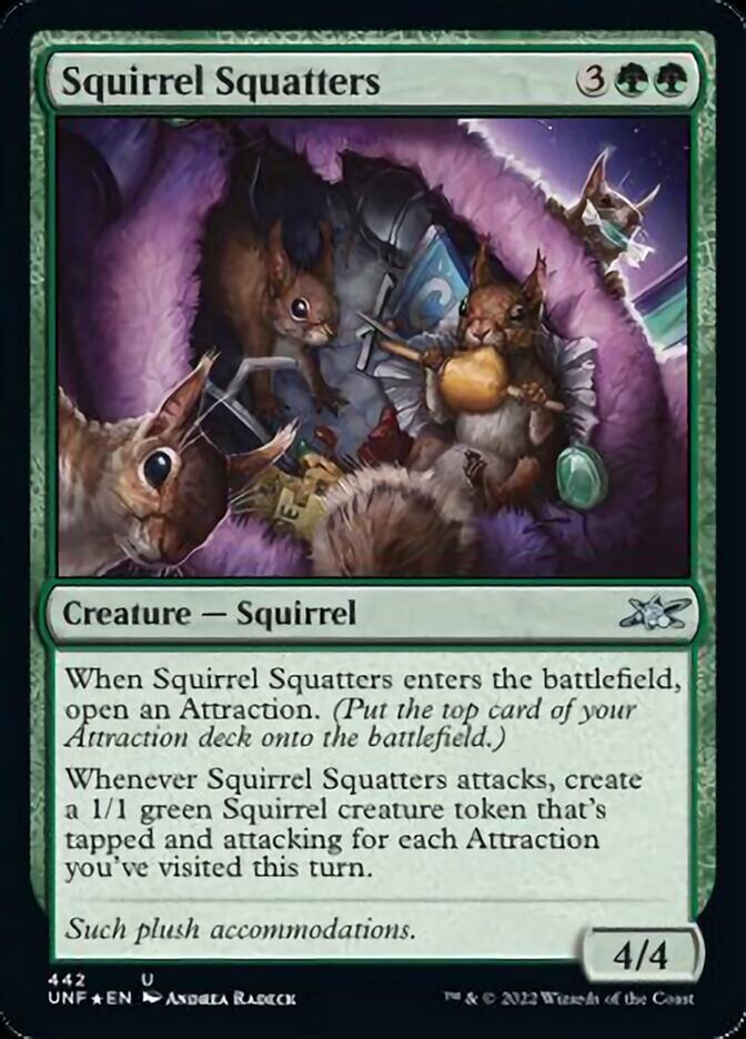 Squirrel Squatters (Galaxy Foil) [Unfinity] | Card Citadel