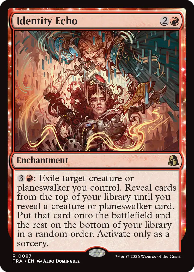 Identity Echo [Reality Fracture] | Card Citadel