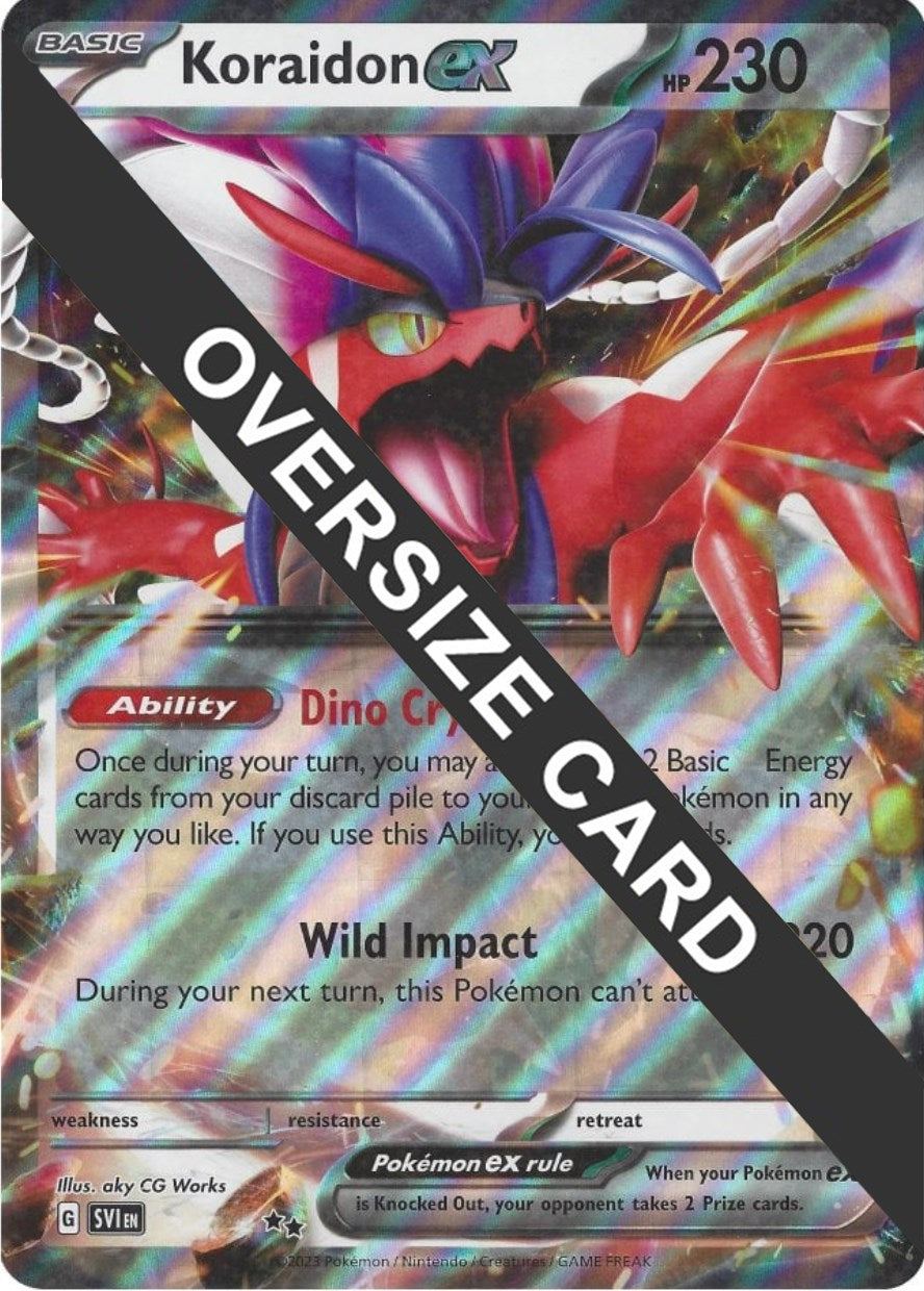 Koraidon ex (125/198) (Jumbo Card) [Scarlet & Violet: Base Set] | Card Citadel