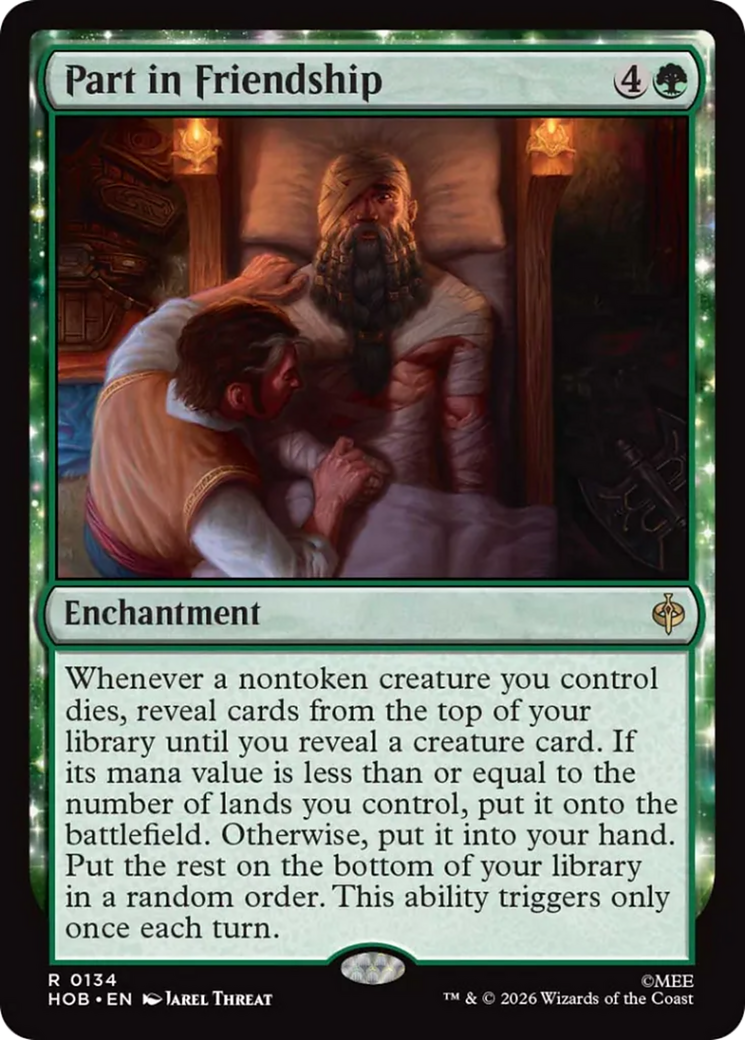 Part in Friendship [The Hobbit] | Card Citadel