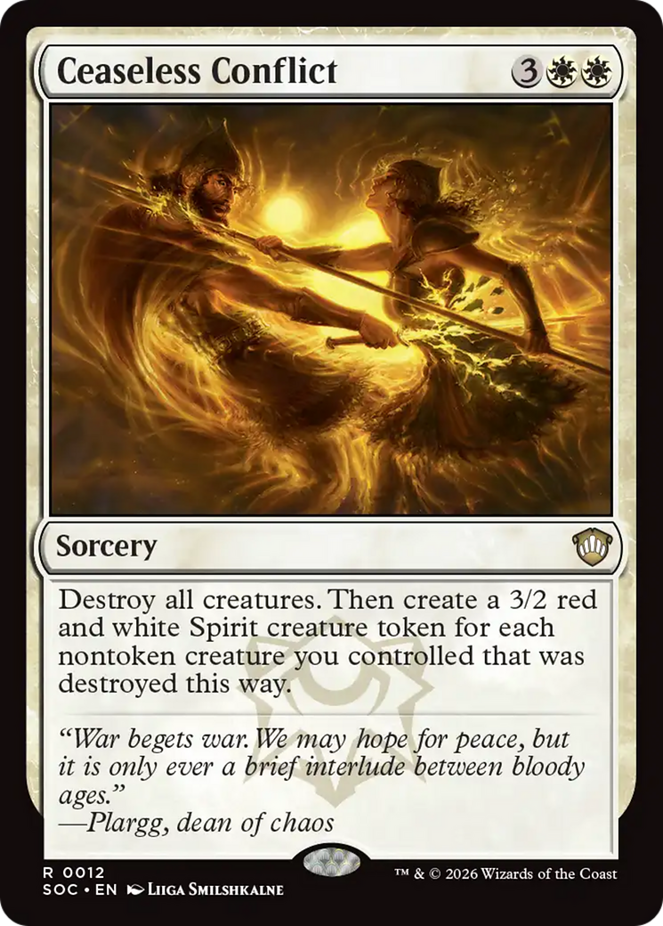 Ceaseless Conflict [Secrets of Strixhaven Commander] | Card Citadel