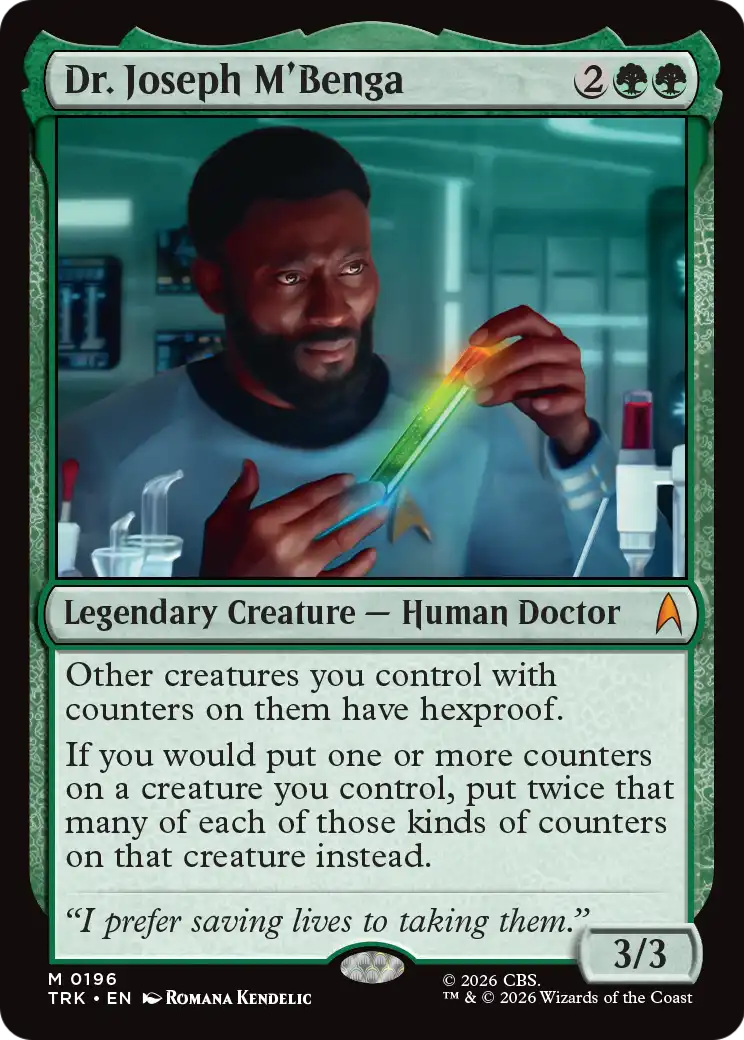 Dr. Joseph M'Benga [Star Trek] | Card Citadel