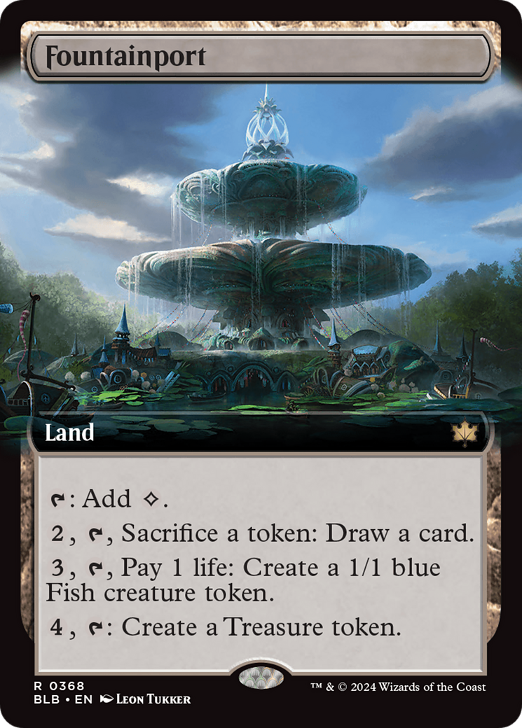 Fountainport (Extended Art) [Bloomburrow] | Card Citadel