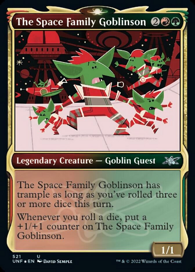 The Space Family Goblinson (Showcase) (Galaxy Foil) [Unfinity] | Card Citadel