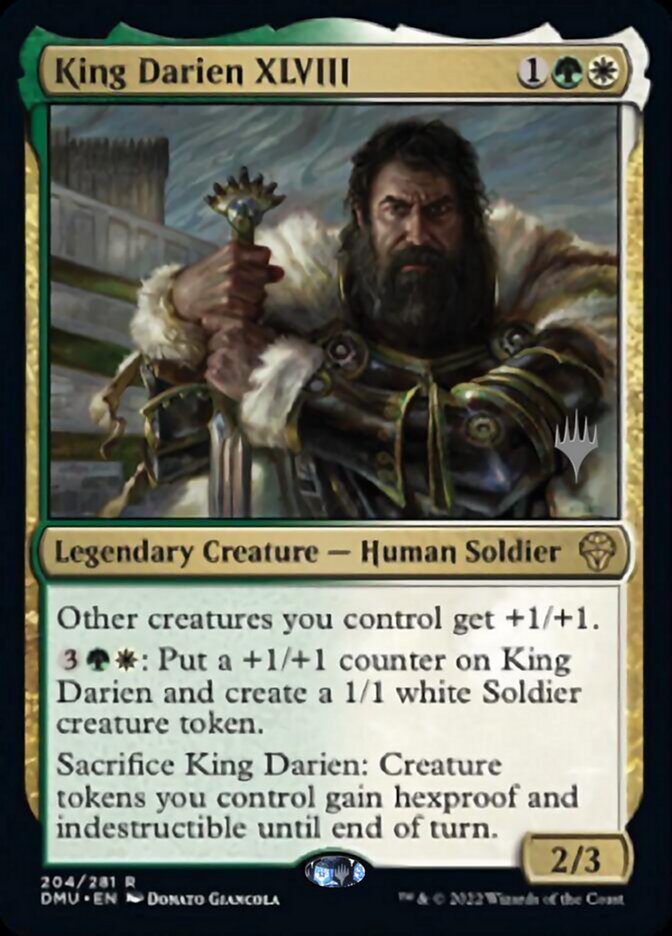 King Darien XLVIII (Promo Pack) [Dominaria United Promos] | Card Citadel