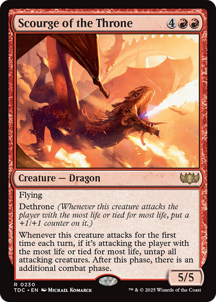 Scourge of the Throne [Tarkir: Dragonstorm Commander] | Card Citadel