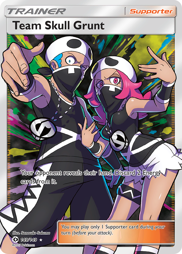 Team Skull Grunt (149/149) [Sun & Moon: Base Set] | Card Citadel