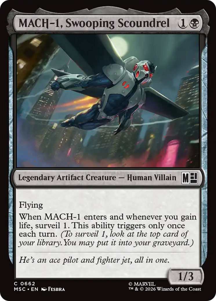 MACH-1, Swooping Scoundrel [Marvel Super Heroes Commander] | Card Citadel