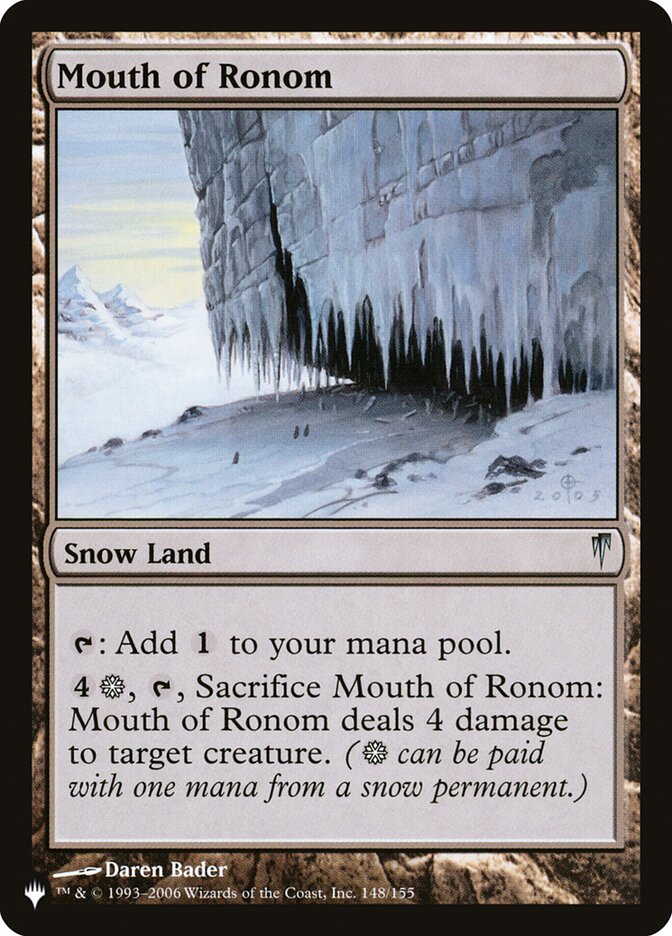 Mouth of Ronom [The List] | Card Citadel