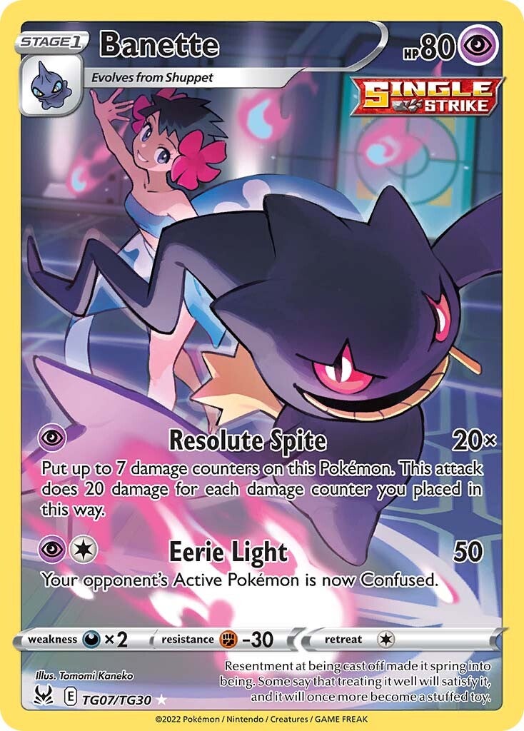 Banette (TG07/TG30) [Sword & Shield: Lost Origin] | Card Citadel