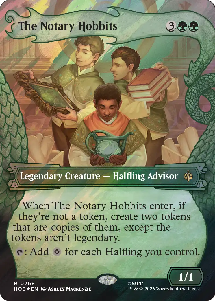 The Notary Hobbits (Showcase) (Surge Foil) [The Hobbit] | Card Citadel