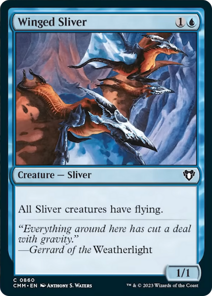 Winged Sliver [Commander Masters] | Card Citadel