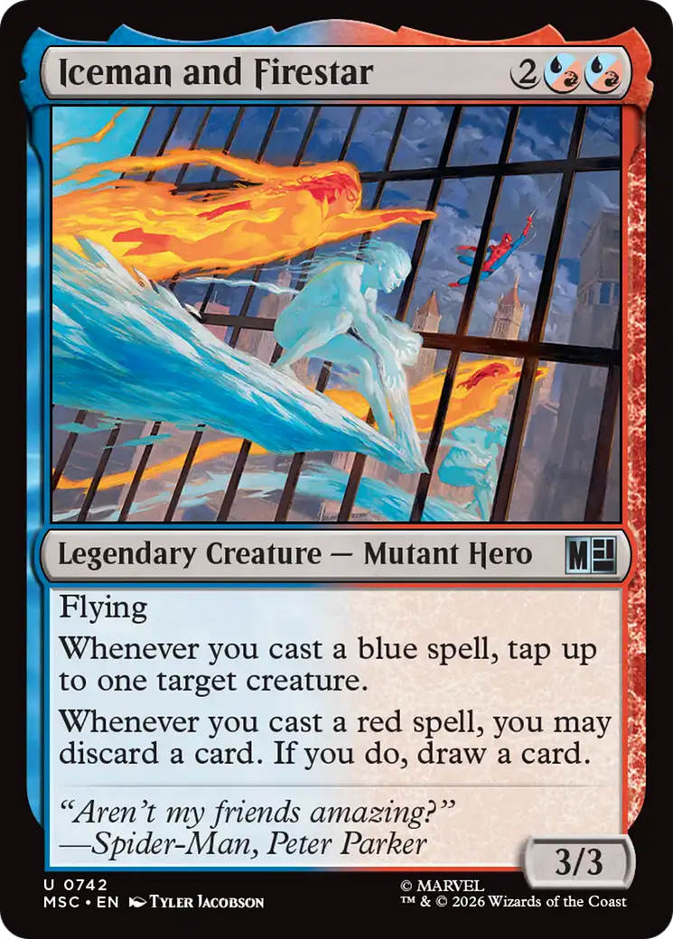 Iceman and Firestar [Marvel Super Heroes Commander] | Card Citadel