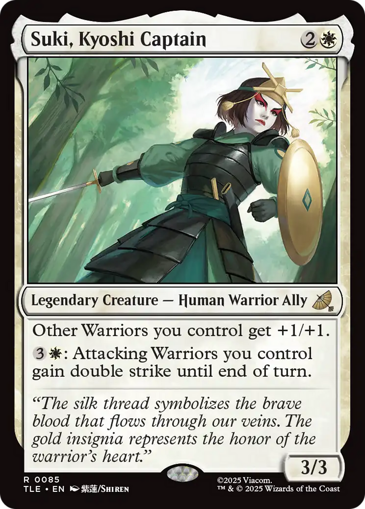 Suki, Kyoshi Captain [Avatar: The Last Airbender: Eternal-Legal] | Card Citadel