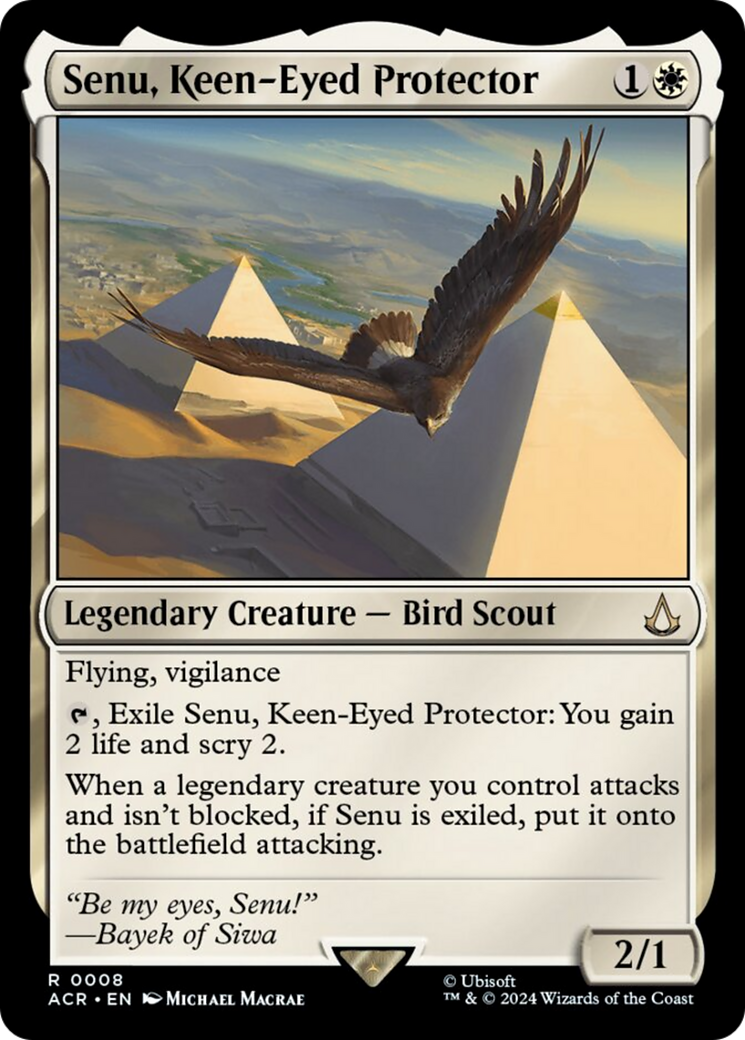 Senu, Keen-Eyed Protector [Assassin's Creed] | Card Citadel