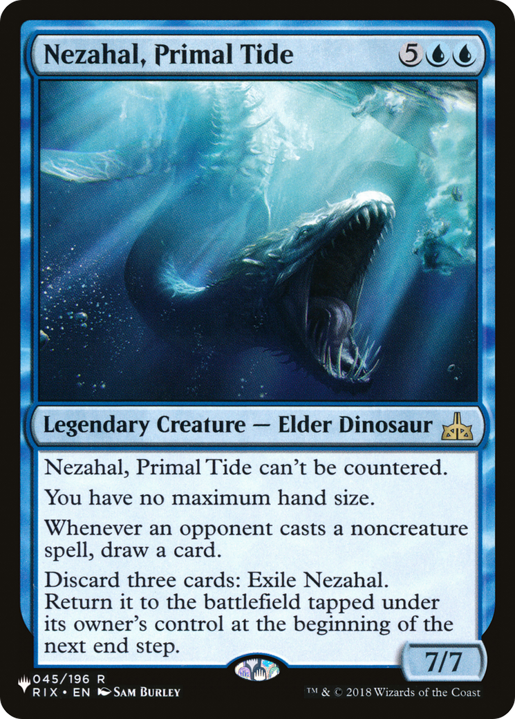 Nezahal, Primal Tide [The List] | Card Citadel