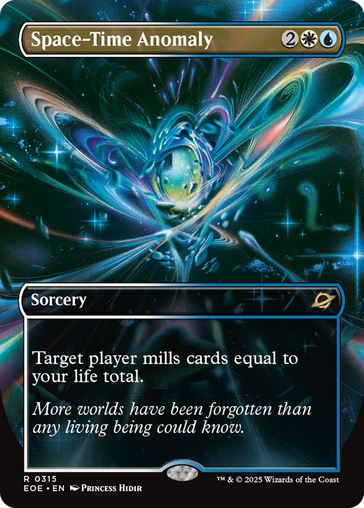 Space-Time Anomaly (Borderless) [Edge of Eternities] | Card Citadel