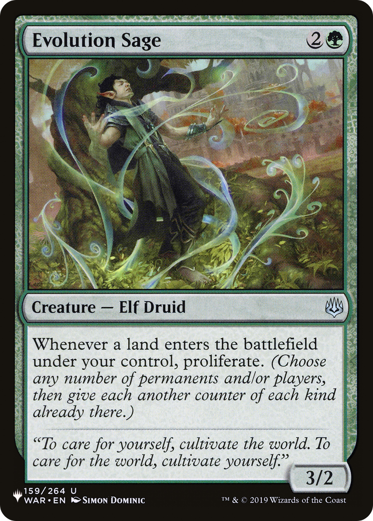 Evolution Sage [The List Reprints] | Card Citadel