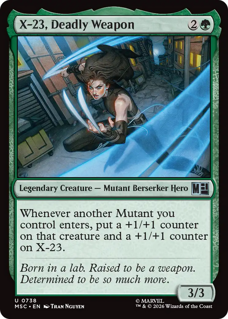 X-23, Deadly Weapon [Marvel Super Heroes Commander] | Card Citadel