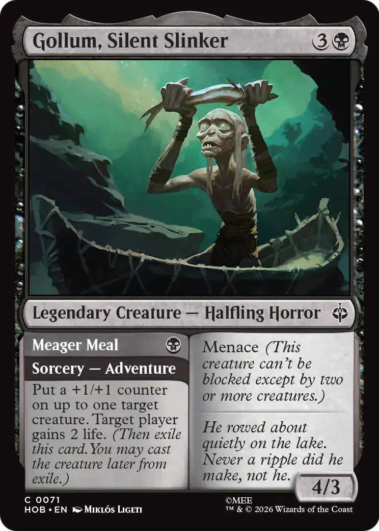 Gollum, Silent Slinker [The Hobbit] | Card Citadel