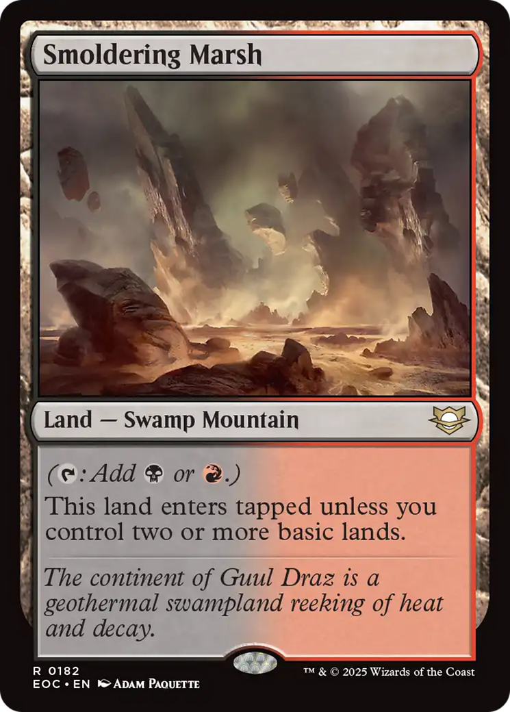 Smoldering Marsh [Edge of Eternities Commander] | Card Citadel
