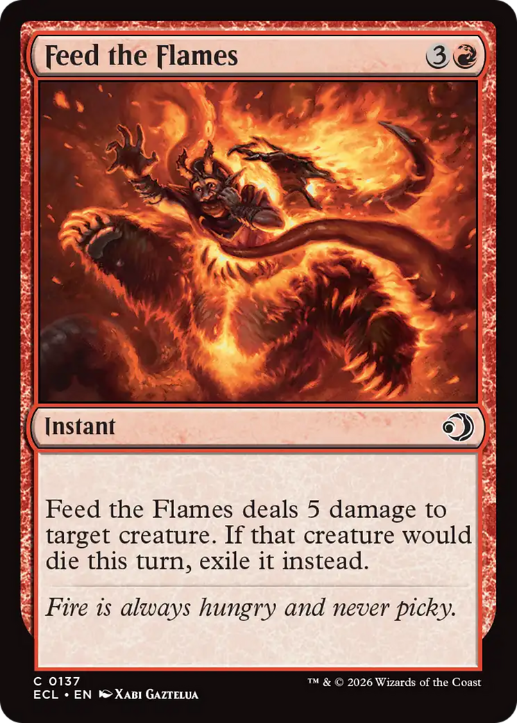 Feed the Flames [Lorwyn Eclipsed] | Card Citadel