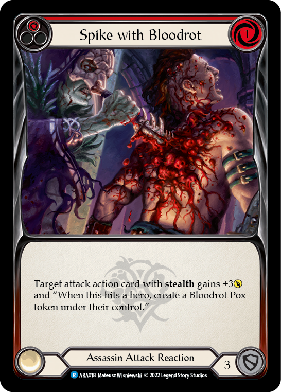 Spike with Bloodrot [ARA018] (Outsiders Arakni Blitz Deck) | Card Citadel