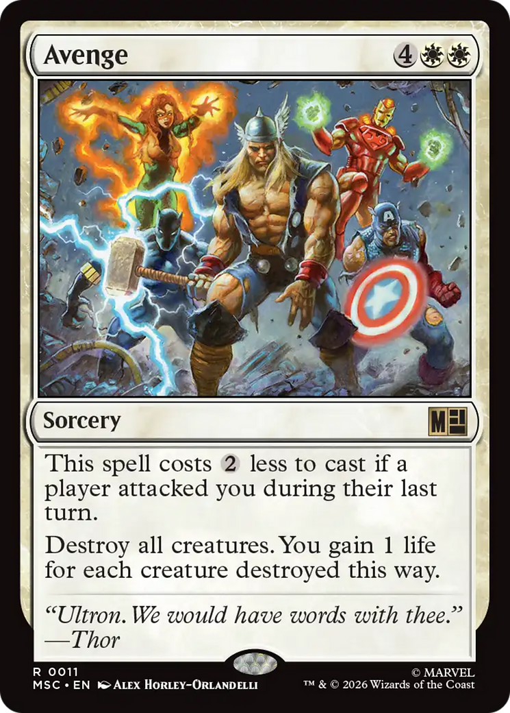 Avenge [Marvel Super Heroes Commander] | Card Citadel