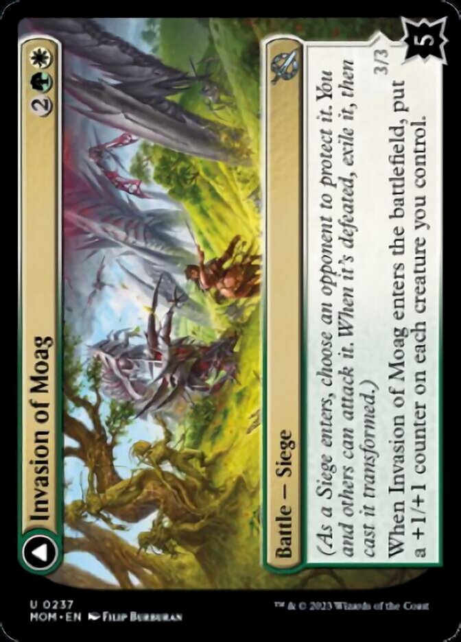 Invasion of Moag // Bloomweaver Dryads [March of the Machine] | Card Citadel