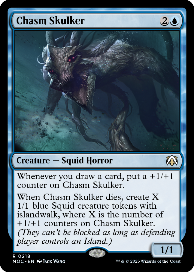 Chasm Skulker [March of the Machine Commander] | Card Citadel