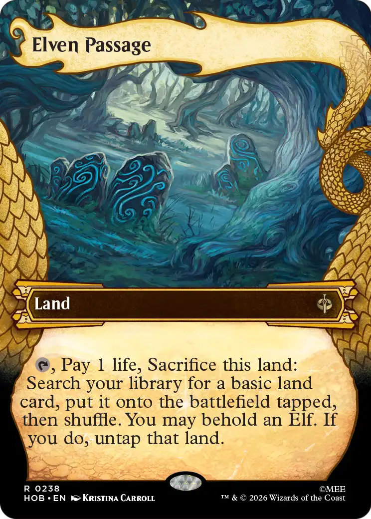 Elven Passage (Showcase) [The Hobbit] | Card Citadel