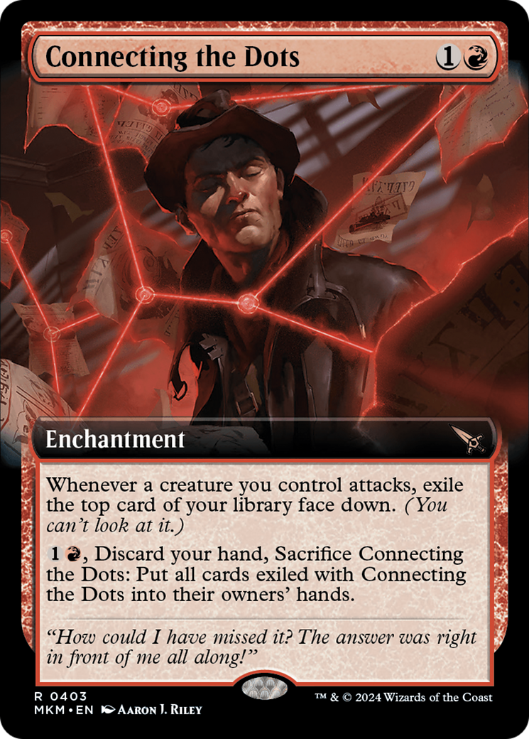 Connecting the Dots (Extended Art) [Murders at Karlov Manor] | Card Citadel