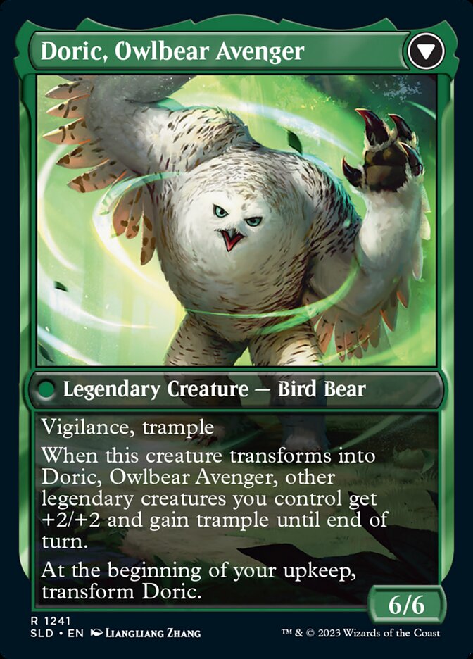 Doric, Nature's Warden // Doric, Owlbear Avenger [Secret Lair Drop Series] | Card Citadel