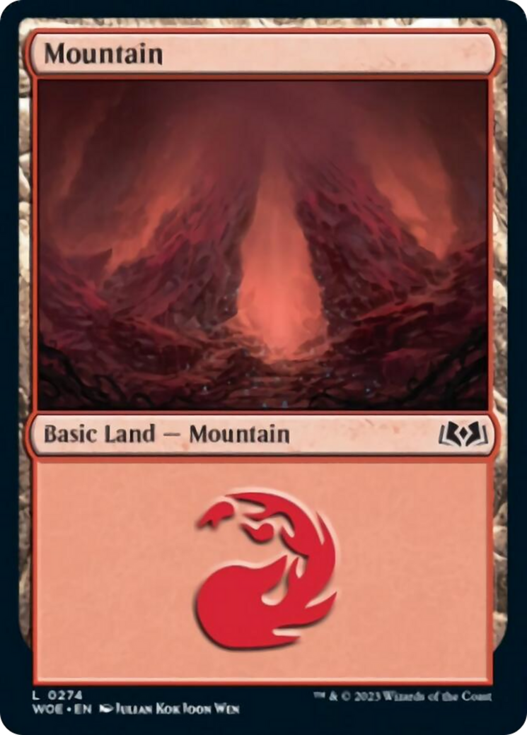 Mountain (0274) [Wilds of Eldraine] | Card Citadel