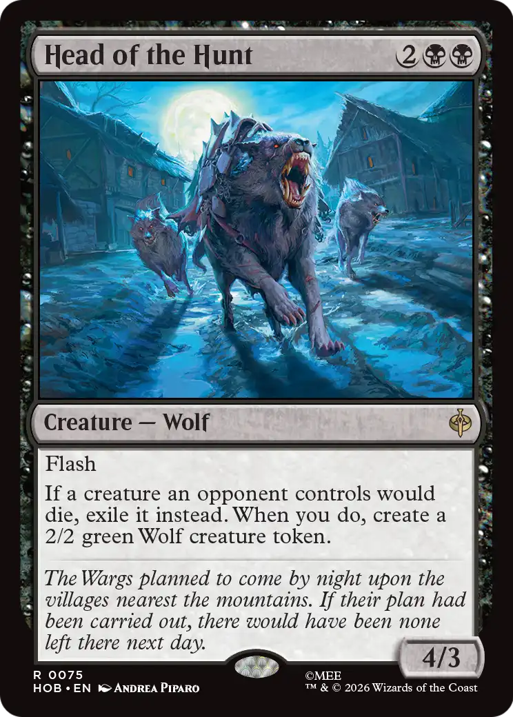 Head of the Hunt [The Hobbit] | Card Citadel