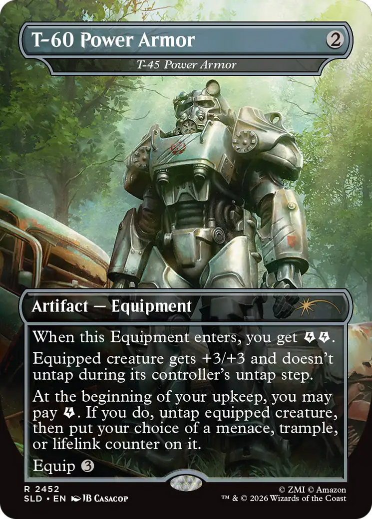 T-60 Power Armor - T-45 Power Armor [Secret Lair Drop Series] | Card Citadel