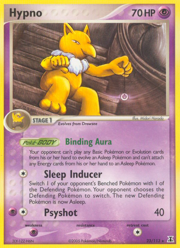 Hypno (23/113) [EX: Delta Species] | Card Citadel