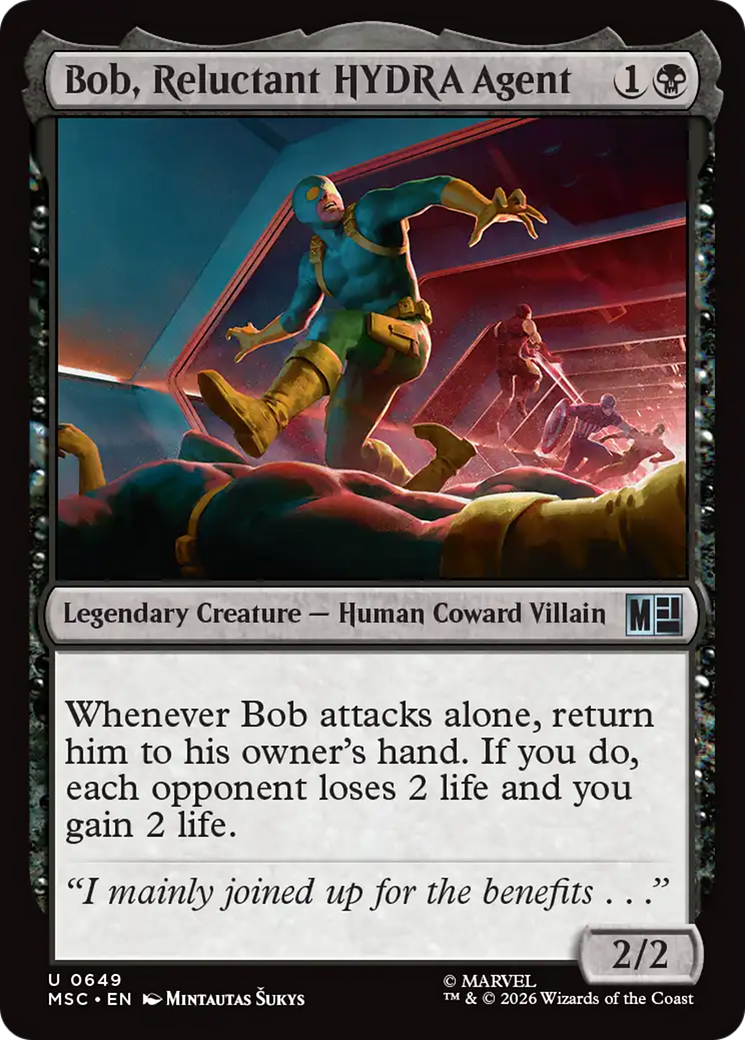 Bob, Reluctant HYDRA Agent [Marvel Super Heroes Commander] | Card Citadel
