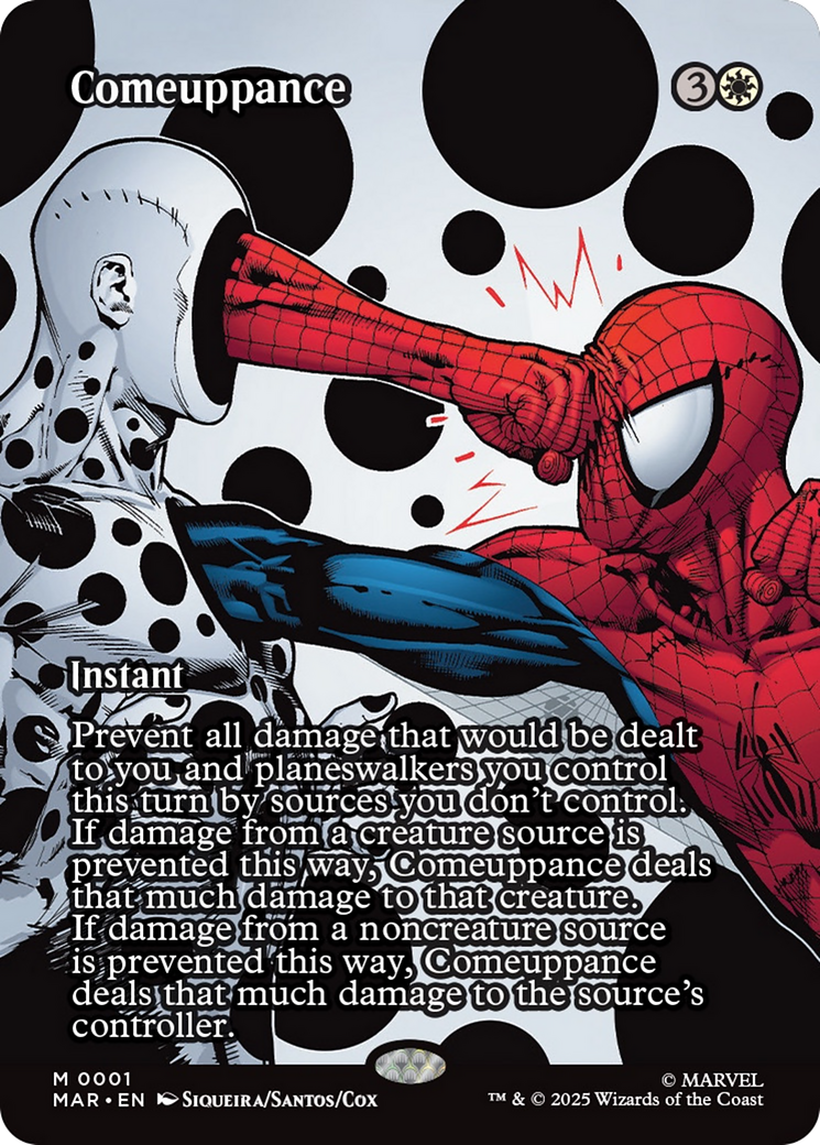 Comeuppance (Borderless) [Marvel's Spider-Man: Eternal-Legal] | Card Citadel
